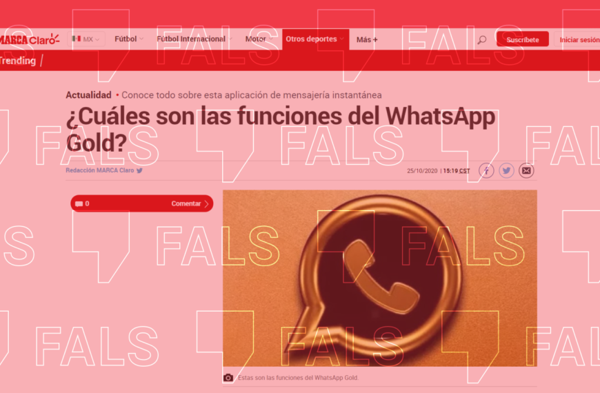 Circulen estafes sobre WhatsApp Gold, per&ograve; l&rsquo;aplicaci&oacute; no existeix