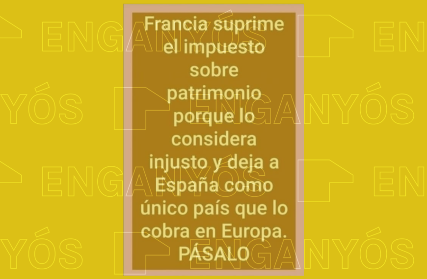 L&rsquo;impost sobre el patrimoni a Espanya &eacute;s pr&agrave;cticament una excepci&oacute; en el context europeu