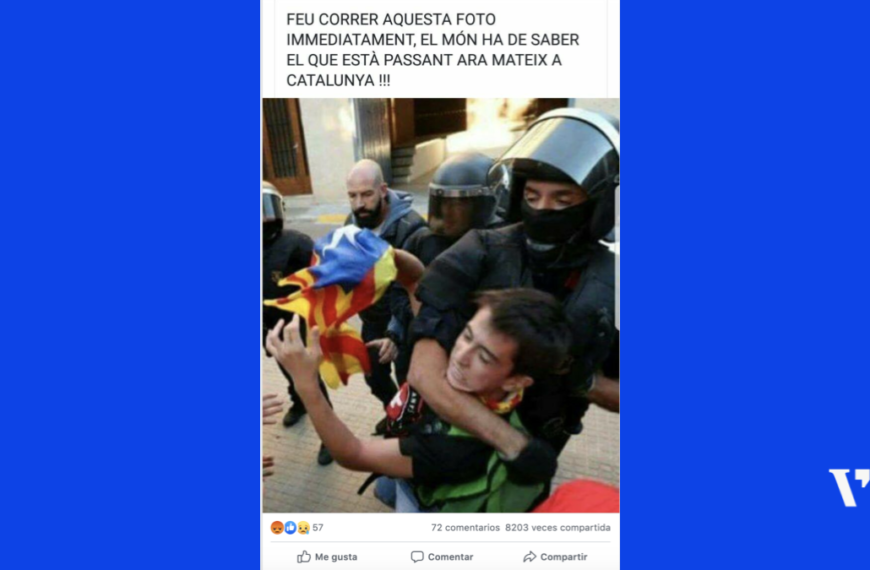 Aquesta foto no és d’ara. És de setembre de 2017.
