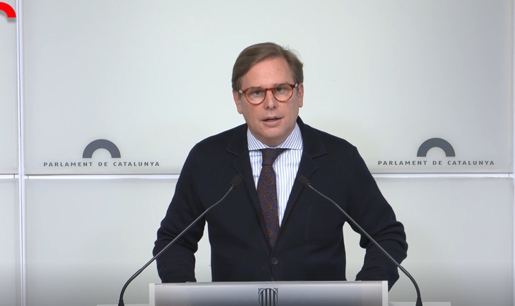 Joan Garriga (Vox) parlant sobre la llei trans